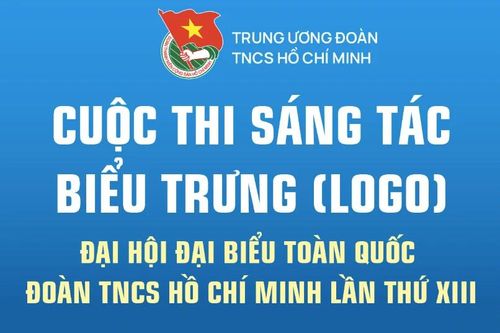 Phát động thi sáng tác biểu trưng (logo) Đại hội Đoàn toàn quốc lần thứ XIII