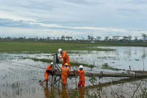 EVN cập nhật ảnh hưởng của cơn bão số 10 đến vận hành, cung cấp điện