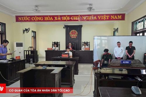 TAND khu vực 5 - Quảng Trị xét xử trực tuyến 2 bị cáo mua bán, tổ chức sử dụng ma túy