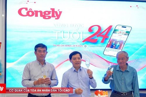 Báo Công lý mừng sinh nhật tuổi 24 tại TP.HCM