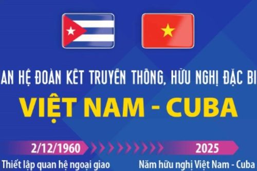 Quan hệ đoàn kết truyền thống, hữu nghị đặc biệt Việt Nam-Cuba