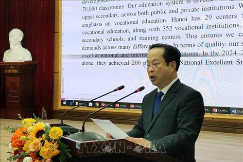 Hà Nội đẩy mạnh hợp tác quốc tế trong giáo dục