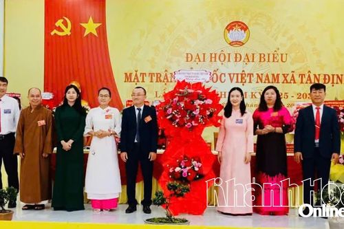 Đại hội đại biểu MTTQ Việt Nam xã Tân Định lần thứ I, nhiệm kỳ 2025 - 2030