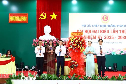 Đại hội đại biểu Hội Cựu chiến binh phường Phan Rang lần thứ VIII, nhiệm kỳ 2025 - 2030