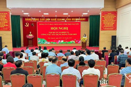 Hơn 130 đại biểu tập huấn nghiệp vụ công tác xây dựng Đảng