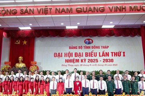 Khai mạc phiên trù bị Đại hội đại biểu Đảng bộ tỉnh Đồng Tháp lần thứ I, nhiệm kỳ 2025-2030