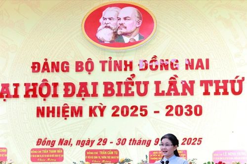 Khai mạc Đại hội đại biểu Đảng bộ tỉnh Đồng Nai lần thứ I, nhiệm kỳ 2025-2030