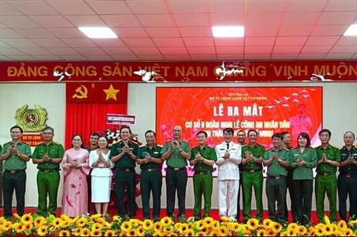Ra mắt cơ sở II Đoàn Nghi lễ CAND tại TP Hồ Chí Minh