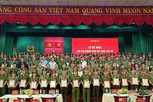 Bế mạc Hội thi giảng viên dạy giỏi cấp Bộ Công an năm học 2024 – 2025