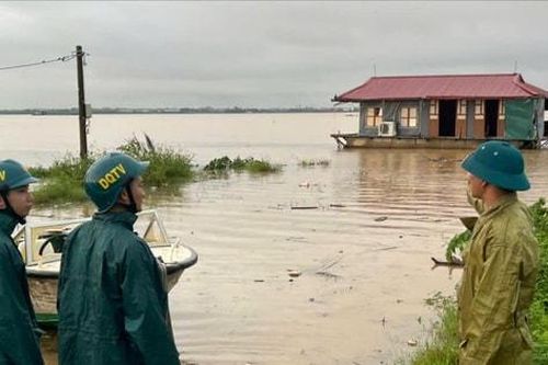 Xã Ô Diên: Nhiều khu dân cư bị ngập sâu, 363ha lúa và hoa màu bị ảnh hưởng