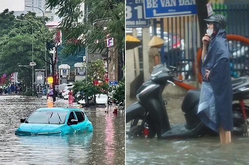 Hà Nội mưa ngày 30/9 được so với 'mưa ngập lịch sử' 2008, liệu có vượt kỷ lục?