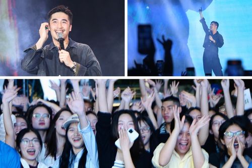 'Hoàng tử Indie' Vũ khuấy động đêm nhạc hội Uni-Stellar