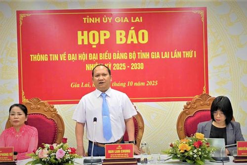Gia Lai: 450 đại biểu dự Đại hội Đảng bộ tỉnh lần thứ I