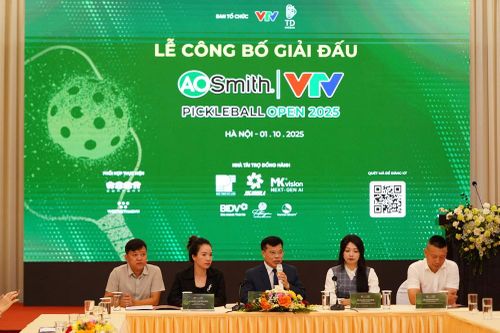 Nhiều tay vợt tên tuổi dự Giải VTV A.O.SMITH Pickleball Open