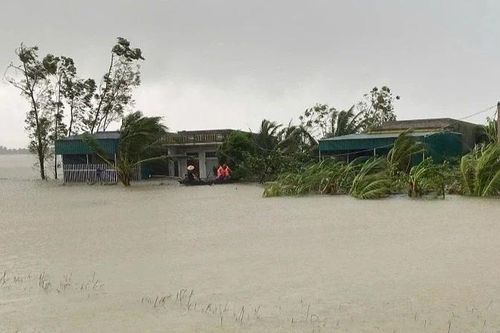 Thanh Hóa: Xã Quảng Ngọc vẫn ngập trên diện rộng