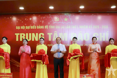 Gia Lai: Khai trương Trung tâm báo chí Đại hội đại biểu Đảng bộ tỉnh lần thứ I