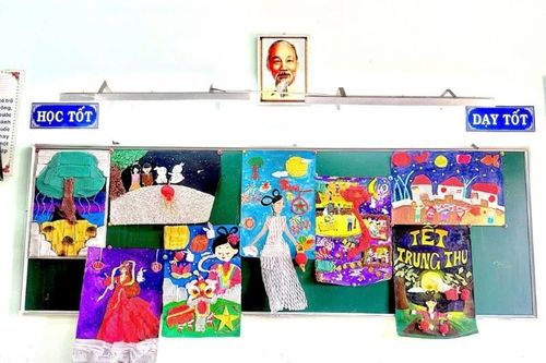 Vỏ xốp bọc trái cây thành tác phẩm ý nghĩa trước thềm Trung thu