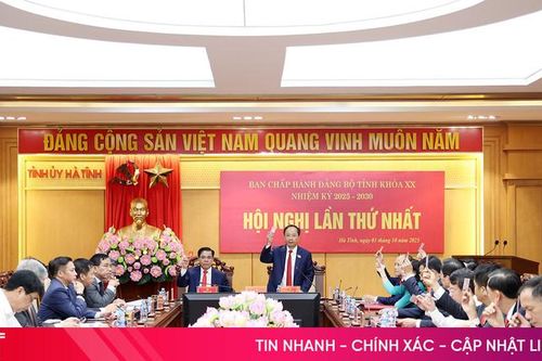 Hội nghị lần thứ nhất Ban Chấp hành Đảng bộ tỉnh Hà Tĩnh khóa XX