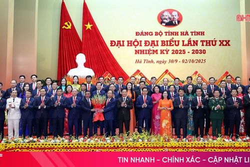 Công bố danh sách Ủy viên BCH Đảng bộ Hà Tĩnh nhiệm kỳ 2025 - 2030