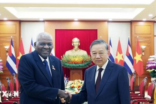 Tổng Bí thư Tô Lâm tiếp Chủ tịch Quốc hội, Chủ tịch Hội đồng Nhà nước Cuba