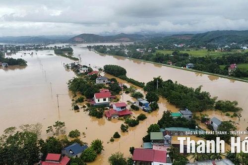 Lũ đặc biệt lớn trên sông Cầu Chày; lũ khẩn cấp trên sông Bưởi, sông Yên