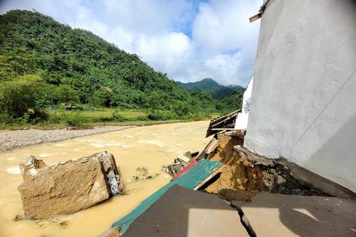 Xã Thanh Quân khẩn trương khắc phục hậu quả sau bão
