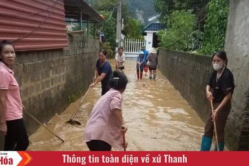 Xã Cẩm Thủy thiệt hại nặng nề sau bão số 10