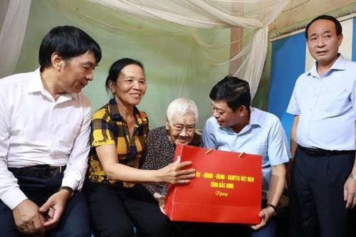 Phó Chủ tịch UBND tỉnh Bắc Ninh Ngô Tân Phượng thăm, tặng quà người cao tuổi