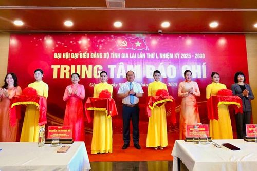 Khai trương Trung tâm Báo chí Đại hội đại biểu Đảng bộ tỉnh Gia Lai lần thứ I, nhiệm kỳ 2025-2030