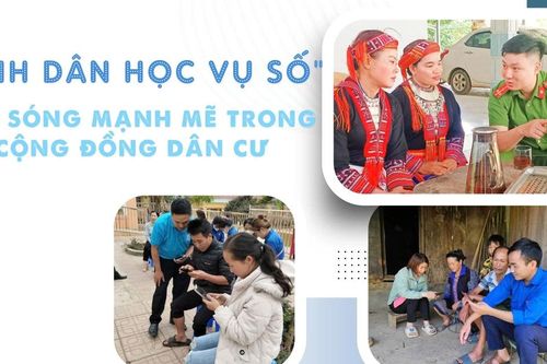 'Bình dân học vụ số' làn sóng mạnh mẽ trong cộng đồng dân cư