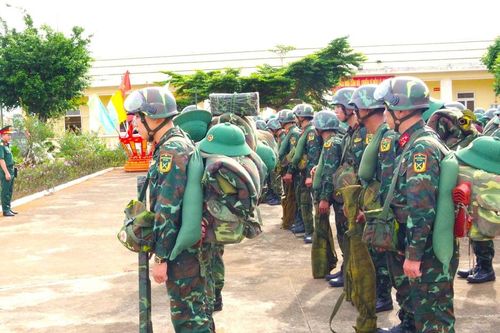 Kiểm tra nhiệm vụ quân sự, quốc phòng tại Ban Chỉ huy PTKV 2 - Đông Gia Nghĩa