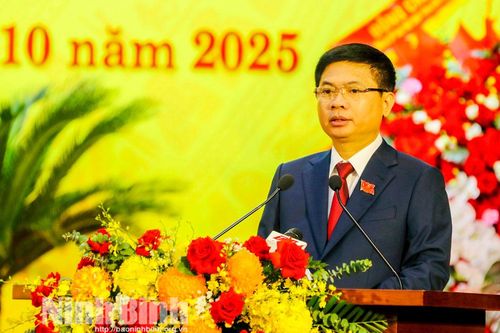 Diễn văn khai mạc Đại hội đại biểu Đảng bộ tỉnh Ninh Bình lần thứ I, nhiệm kỳ 2025 - 2030