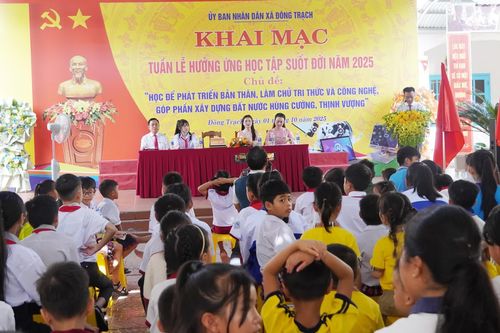 Xã Đông Trạch: Khai mạc Tuần lễ học tập suốt đời năm 2025