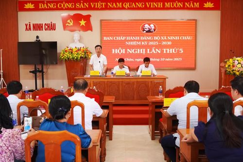 Xã Ninh Châu: Triển khai nhiệm vụ trọng tâm quý IV năm 2025