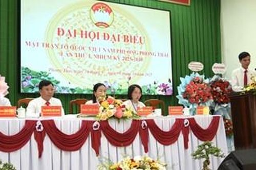 Bà Phạm Thị Ánh Tuyết được tín nhiệm giữ chức Chủ tịch Ủy ban Mặt trận Tổ quốc Việt Nam phường Phong Thái