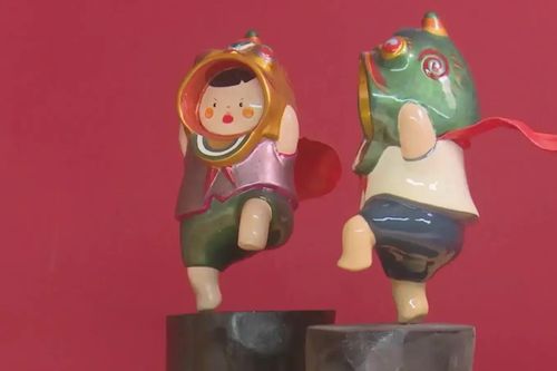 'Mùa thu của em' qua những bức tượng sơn mài