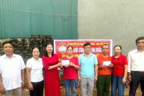 Xã Đoài Phương khởi công xây nhà Đại đoàn kết tại thôn Tân Phúc