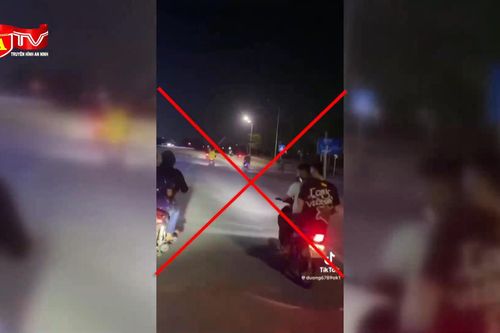 Tạm giữ nhóm 'quái xế' gây rối TTCC, mang hung khí đi náo loạn đường phố