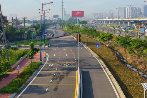 Đường song hành Võ Nguyên Giáp hoàn thành nhưng bỏ trống hai năm