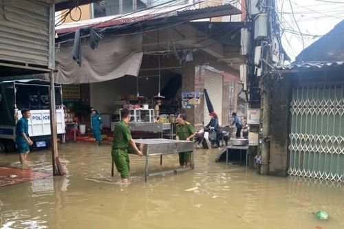 Ngừng tiêu nước vào hệ thống công trình thủy lợi Bắc Đuống
