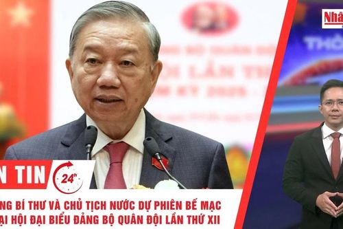 Thời sự 24h ngày 2/10/2025: Tổng Bí thư và Chủ tịch nước dự phiên bế mạc Đại hội đại biểu Đảng bộ Quân đội lần thứ XII
