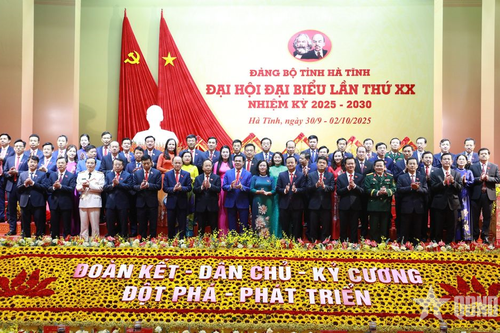Đại hội đại biểu Đảng bộ tỉnh Hà Tĩnh lần thứ XX thành công tốt đẹp