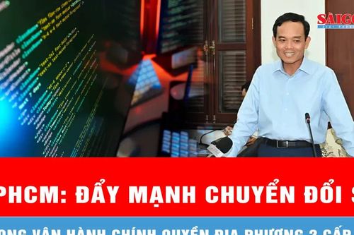 Bí thư Thành ủy TPHCM Trần Lưu Quang: Đẩy mạnh chuyển đổi số trong vận hành chính quyền địa phương 2 cấp