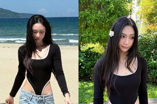 'Gái xinh làng streamer' Mina Young tự tin diện đồ thiết kế trễ nải