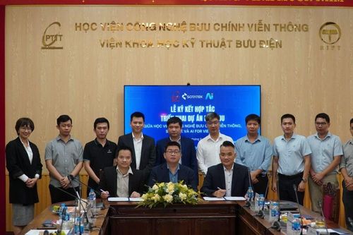 SotaTek, PTIT và AI for Vietnam ký kết hợp tác triển khai Dự án DeepEdu - đổi mới giáo dục bằng AI