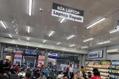 Điện thoại Vui đồng hành cùng bà con vượt bão: Sấy khô điện thoại, laptop miễn phí toàn hệ thống
