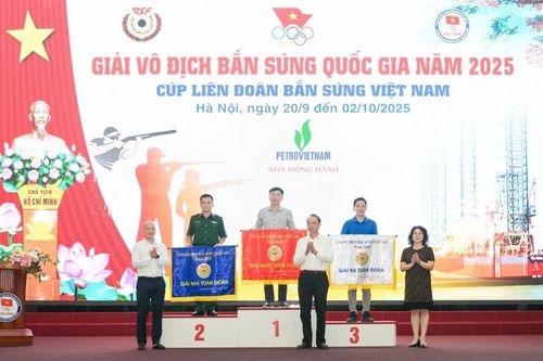 Bế mạc Giải Vô địch Bắn súng quốc gia - Cúp Liên đoàn Bắn súng Việt Nam 2025