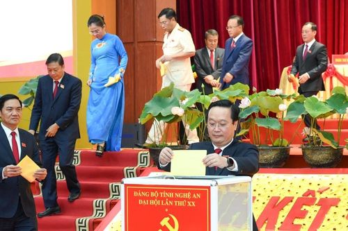 Danh sách đoàn đại biểu chính thức của Đảng bộ tỉnh Nghệ An dự Đại hội đại biểu toàn quốc lần thứ XIV của Đảng