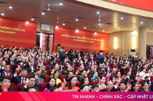 Danh sách 23 đại biểu Hà Tĩnh dự Đại hội XIV của Đảng
