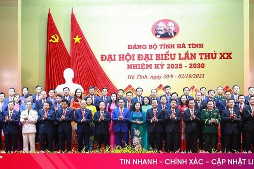 Bế mạc Đại hội đại biểu Đảng bộ tỉnh Hà Tĩnh lần thứ XX